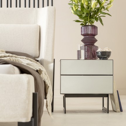 Nightstand Soran black Kare Design