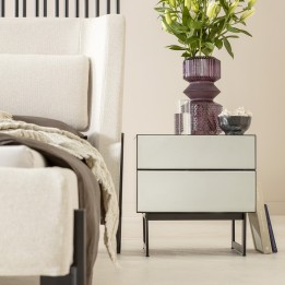 Retro vase in fushcia glass - Marvelous Duo - Kare Design