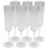 Glass champagne flutes - Cascata - Kare Design