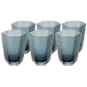 Blauwe glazen waterglazen - Cascata - Kare Design
