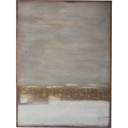 Abstracte olieverfschilderij - Abstracte Horizon - Kare Ontwerp