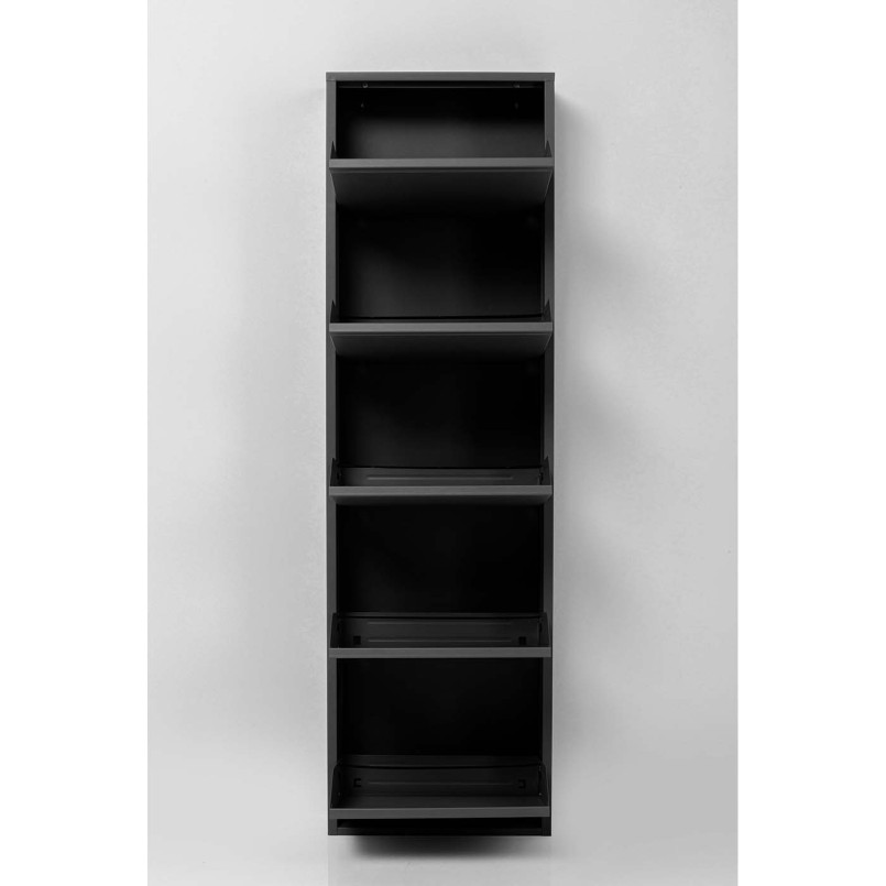 Shoe Container Caruso black 5 drawers Kare Design