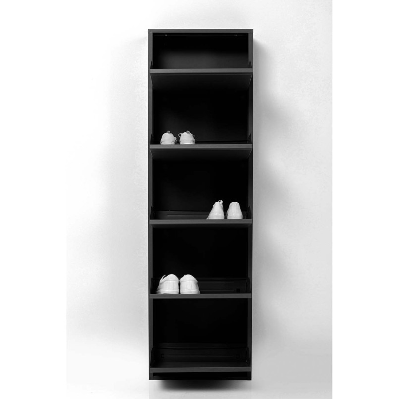 Shoe Container Caruso black 5 drawers Kare Design