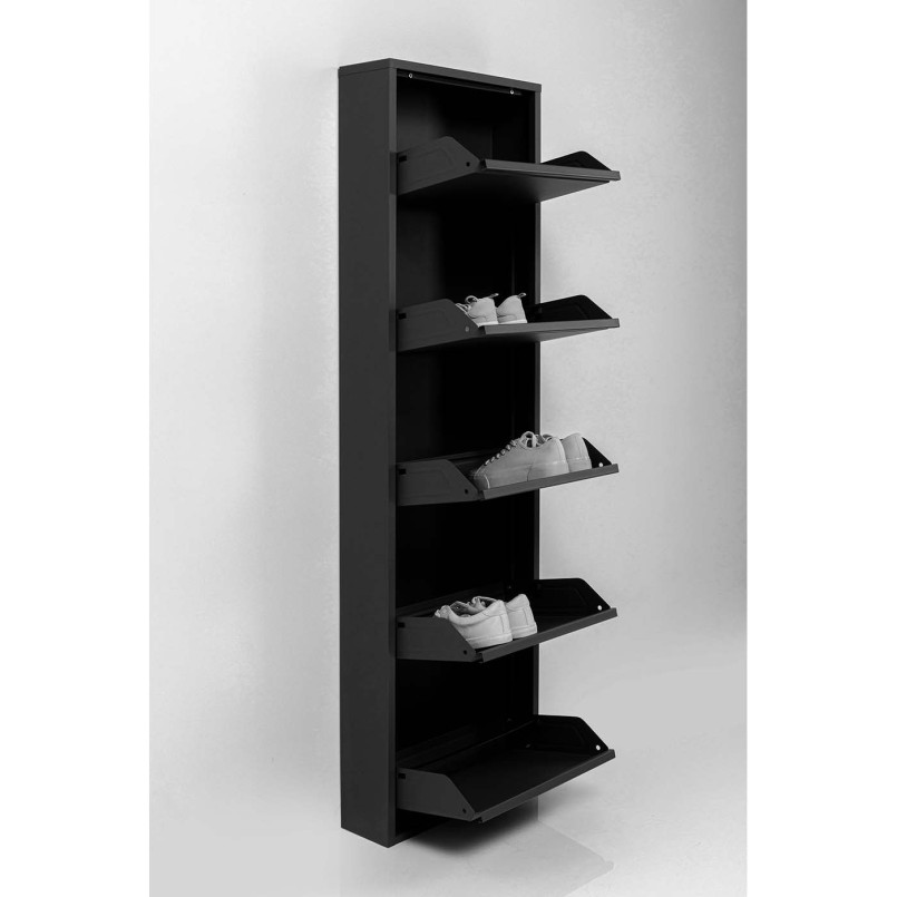 Shoe Container Caruso black 5 drawers Kare Design