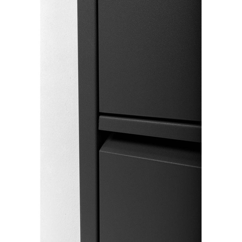 Shoe Container Caruso black 3 drawers Kare Design