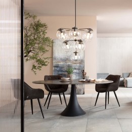 Hedendaagse ovale zandstenen tafel - Grande Possibilita - Kare Design