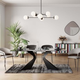 Zwarte design tafel - Gloria - Kare Design