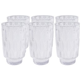 Clear glass water glasses - Fogli -Kare Design