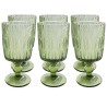Green glass wine glasses - Fogli - Kare Design