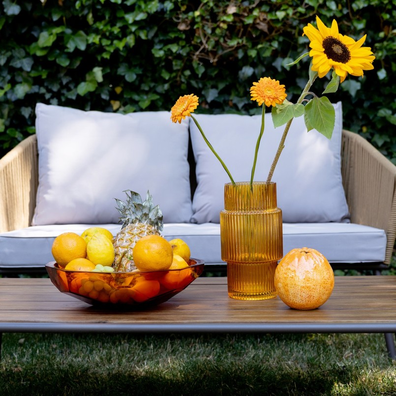 Brown and grey garden furniture - Elba - Kare Design