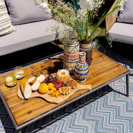 Paarse glazen vaas - Isola - Kare Design