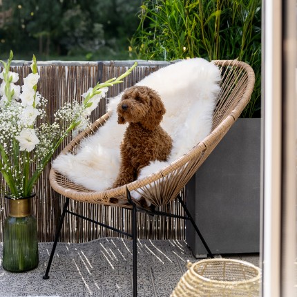 Schapenleer Heidi 85x65cm wit Kare Design