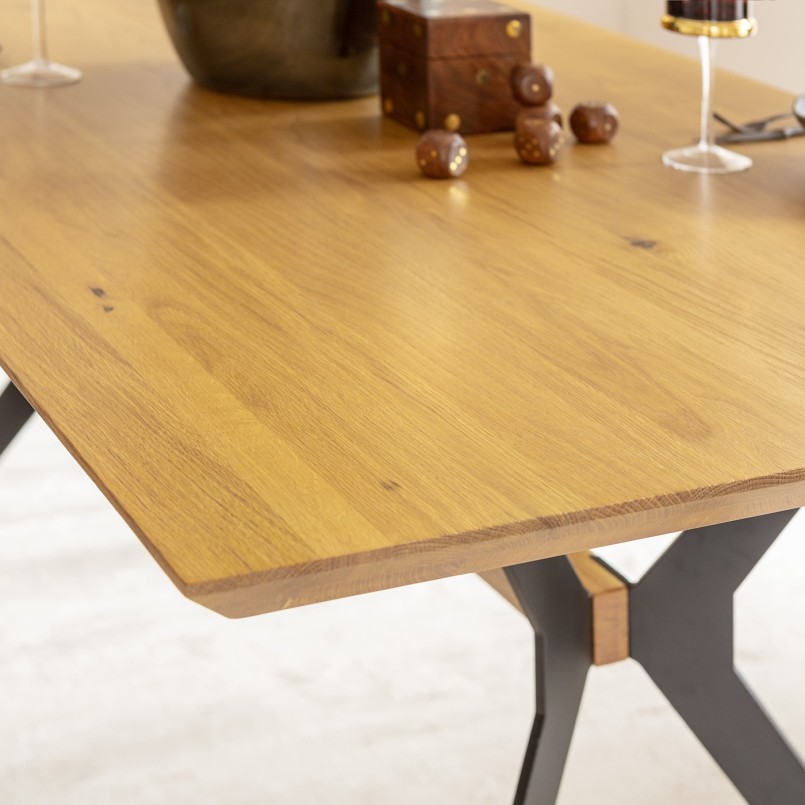 Wooden industrial table - Downtown - Kare Design