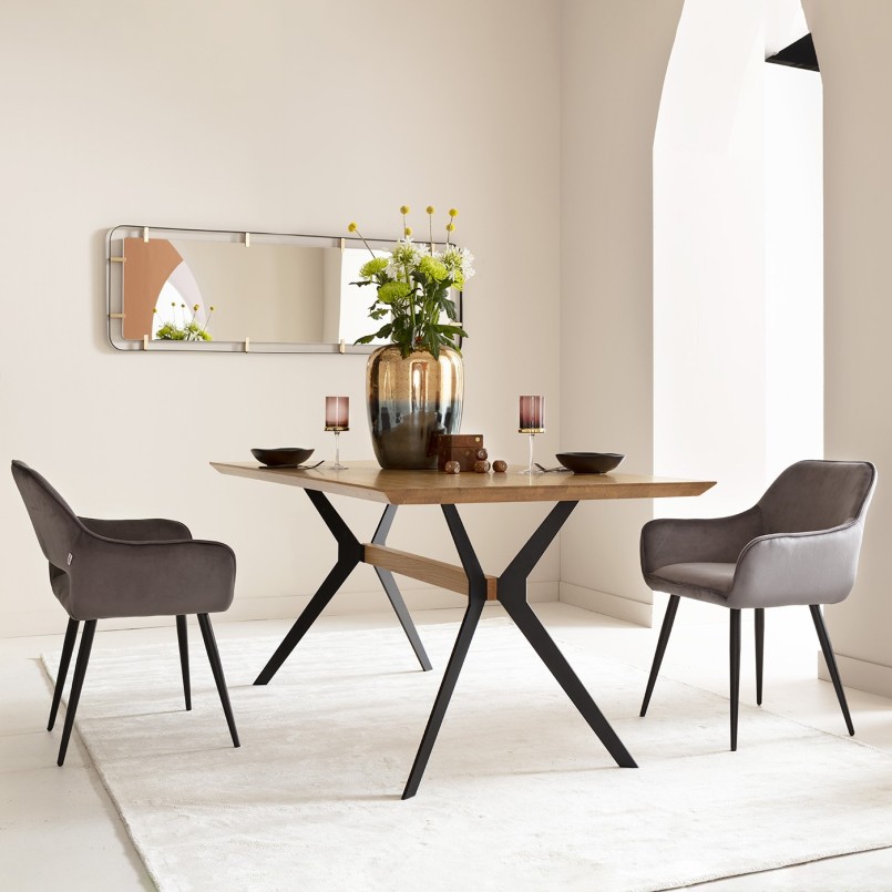 Houten industriële tafel - Downtown - Kare Design - Kare Design
