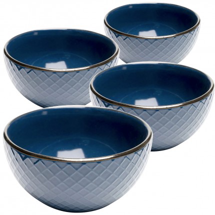 Bowl Muse blue (4/set) Kare Design Bowl Muse blue (4/set) Kare Design