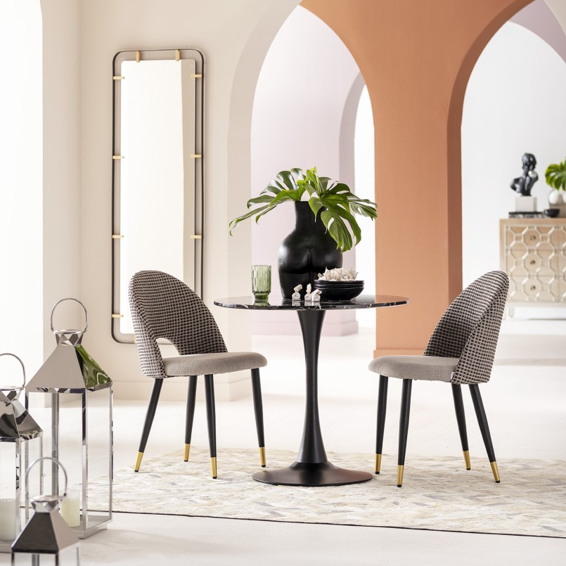 Zwart marmer effect tafel - Schickeria - Kare Design