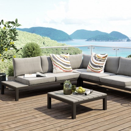 Outdoor Set Holiday black Kare Design