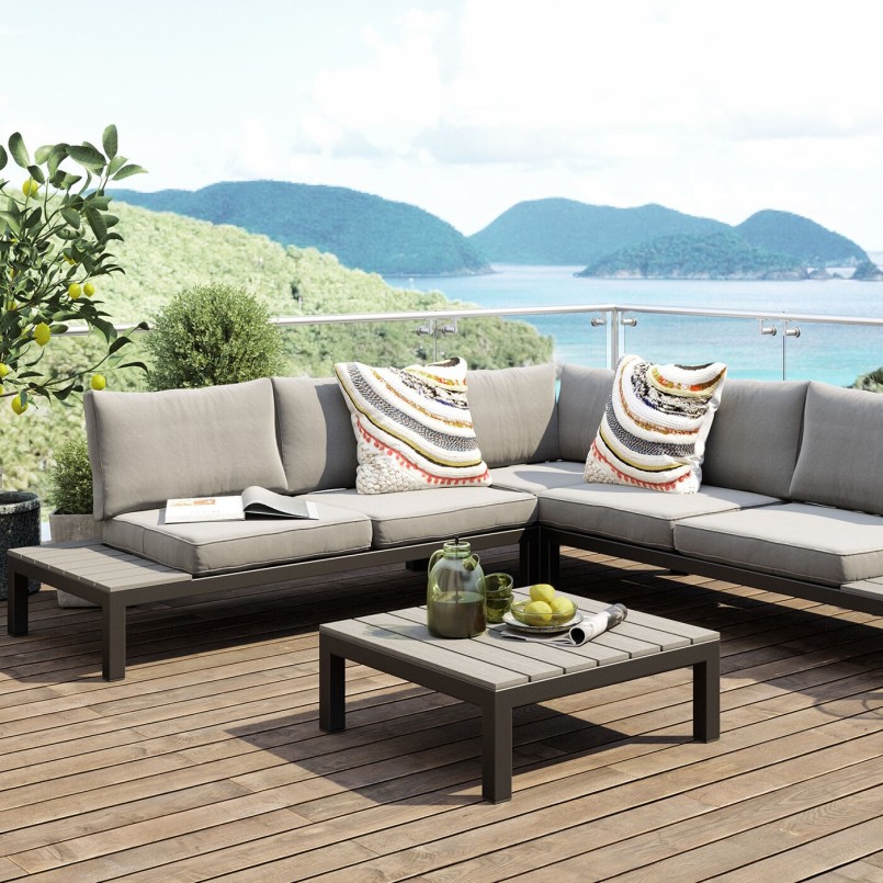 Zwart en grijs tuinmeubilair - Holiday - Kare Design