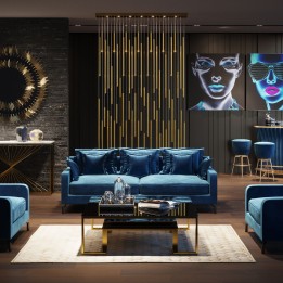 Geavanceerde koperen ophanging - Living Vegas - Kare Design