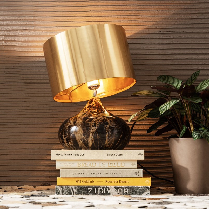 Brown swivel table lamp - Mamo Deluxe - Kare Design