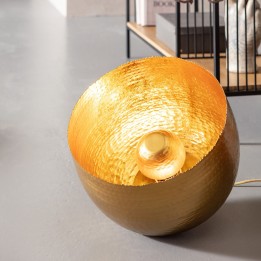 Minimalist golden table lamp - Apollo - Kare Design