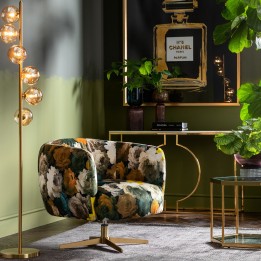 Moderne gouden vloerlamp - Scala Balls - Kare Design