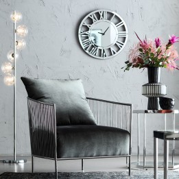 Eigentijdse verchroomde vloerlamp - Schaalballen - Kare Design
