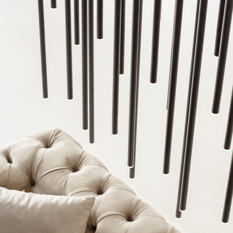 Zwart mat stalen ophanging - Living Vegas - Kare Design