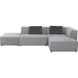 Grey contemporary corner sofa - Infinity - Kare Design