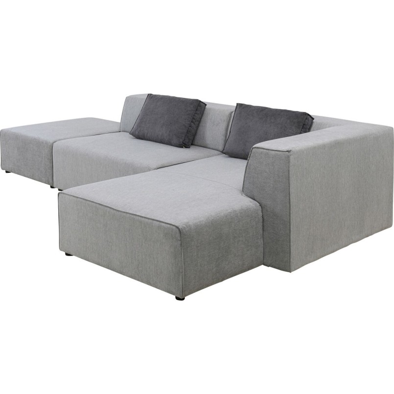 Grey contemporary corner sofa - Infinity - Kare Design