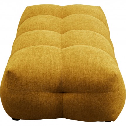 Stool Salamanca rectangle yellow Kare Design