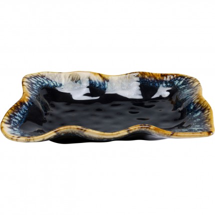 Plate Lio blue Kare Design Plate Lio blue Kare Design