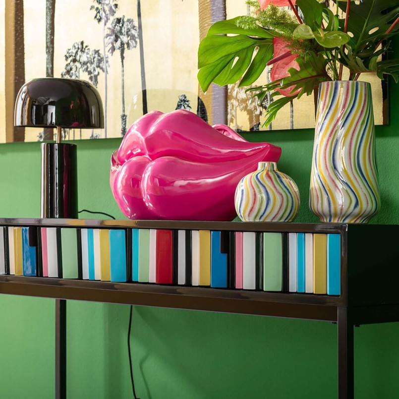 Retro zwarte tafellamp - Loungey - Kare Design