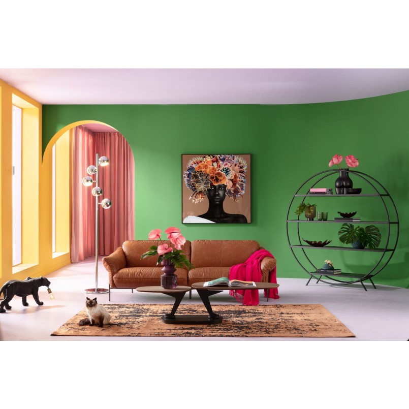 Zwarte panter polyresin lamp - Dier - Kare Design