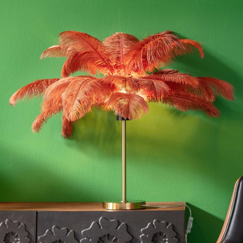 Rode veer tafellamp - Kare Design