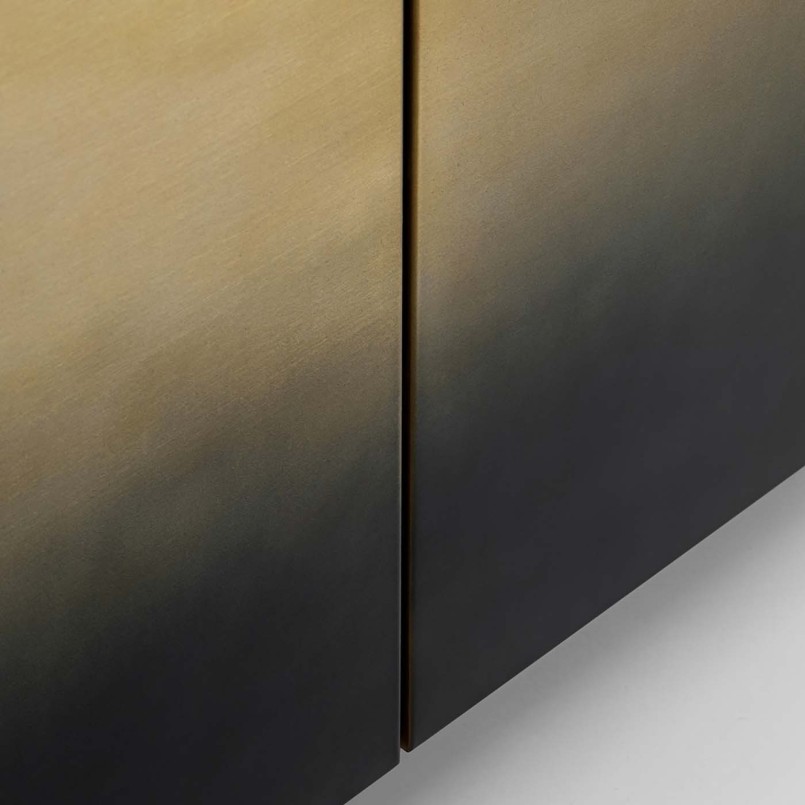 Zwarte en gouden buffetkast - Prezioso - Kare Design