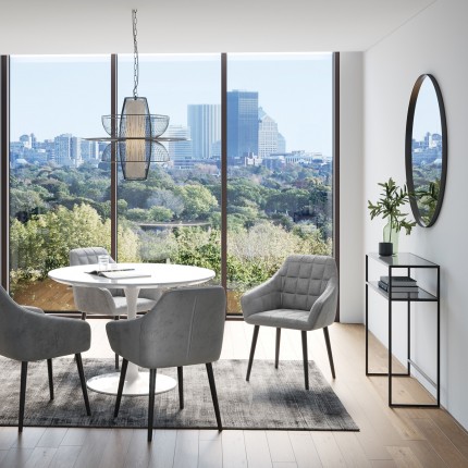 Console Loft 85x30cm black Kare Design