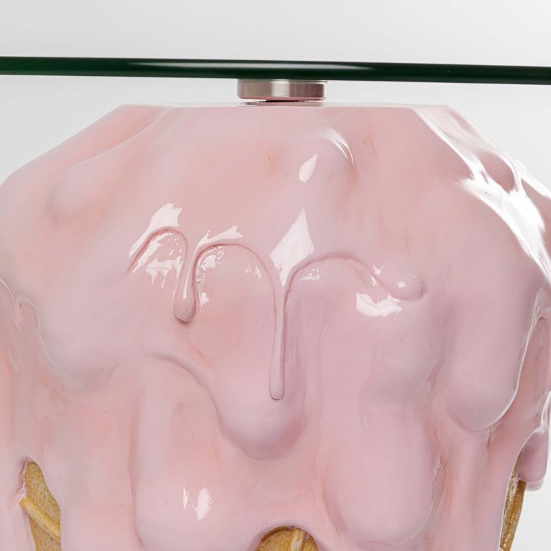 Roze ijs bijzettafel - Kare Design