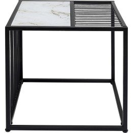 Modern zwart-wit bijzettafeltje - Twisted - Kare Design