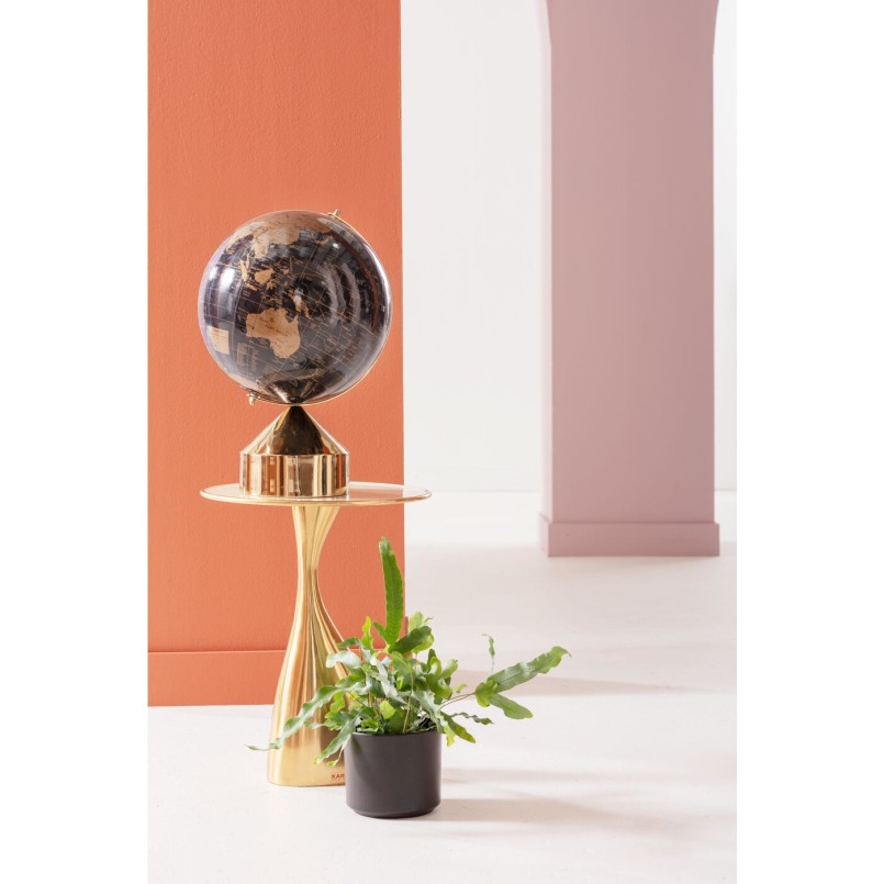 Gold aluminum side table - Spacey - Kare Design