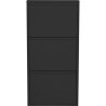 Shoe Container Caruso black 3 drawers Kare Design