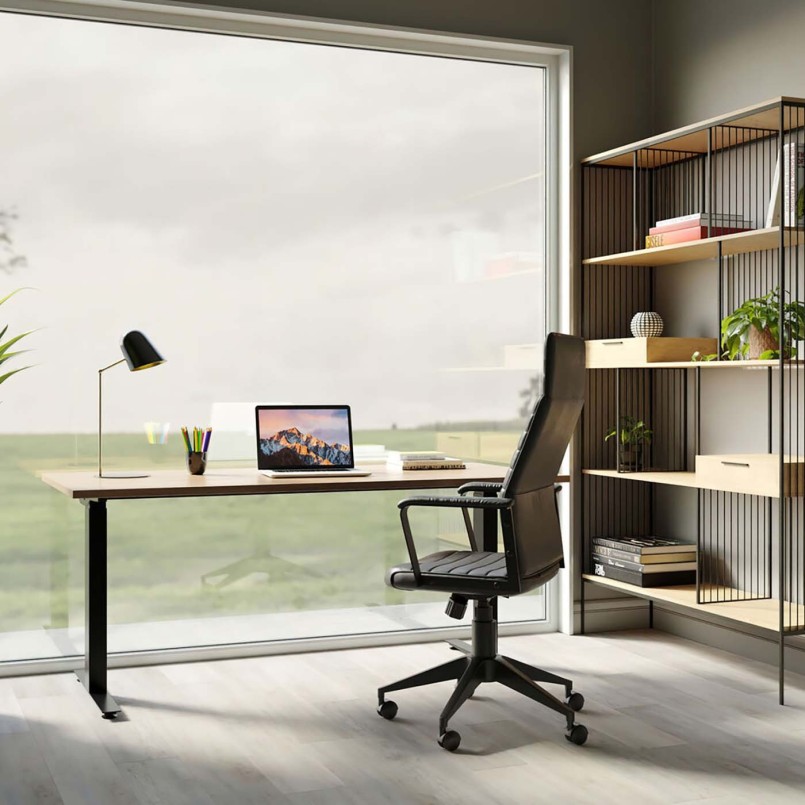 Industrieel houten bureau - Symfonie - Kare Design - Kare Design