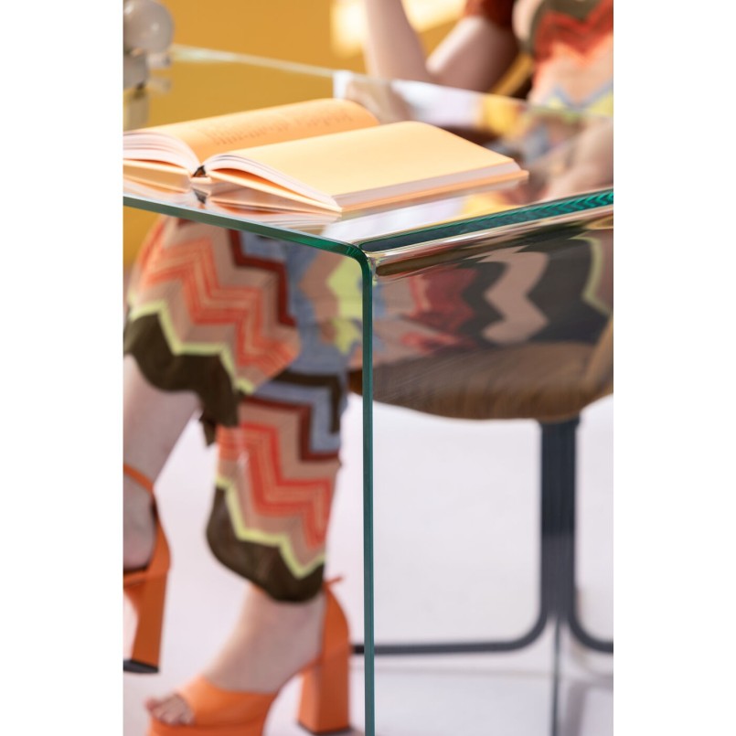 Contemporary glass desk - Clear Club Office - Kare Design