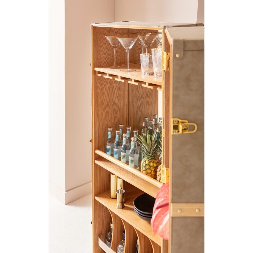 Vintage bruine kofferbar - West Coast - Kare Design