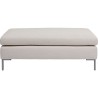 Cream fabric footstool - Gianni - Kare Design