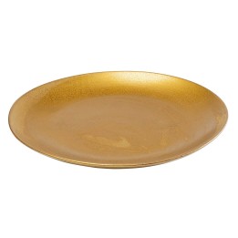 Gold ceramic plate - Diva - Kare Design