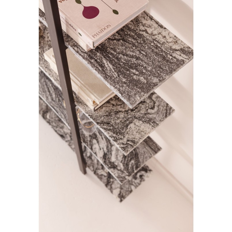 Grijs en wit granieten schap - Okinawa - Kare Design