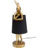 Zwart-gouden konijnenlamp - Dier - Kare Design