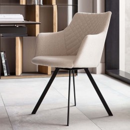 Creme draaistoel - Coco - Kare Design