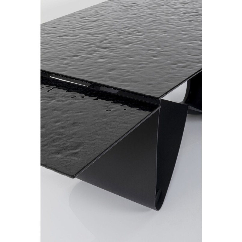 Table à rallonges  Bellagio verre 180(40+40)x95cm